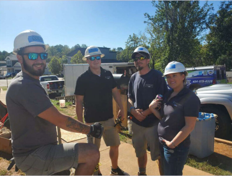 woodard team at habitat for humanity