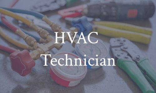 Image of tools; HVAC Technician
